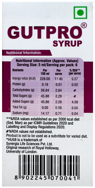 Gutpro Syrup 30Ml